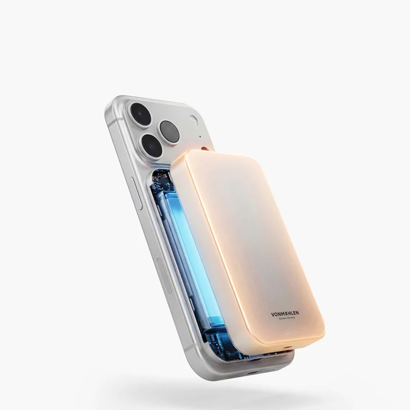Trådløs Powerbank 10000 mAh med MagSafe, Qi2 og USB-C PD