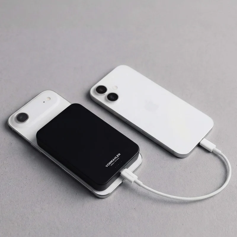 Trådløs Powerbank 10000 mAh med MagSafe, Qi2 og USB-C PD