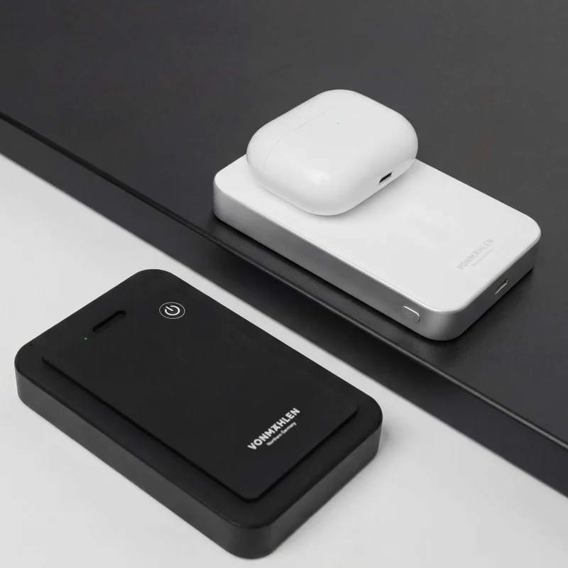 Trådløs Powerbank 10000 mAh med MagSafe, Qi2 og USB-C PD