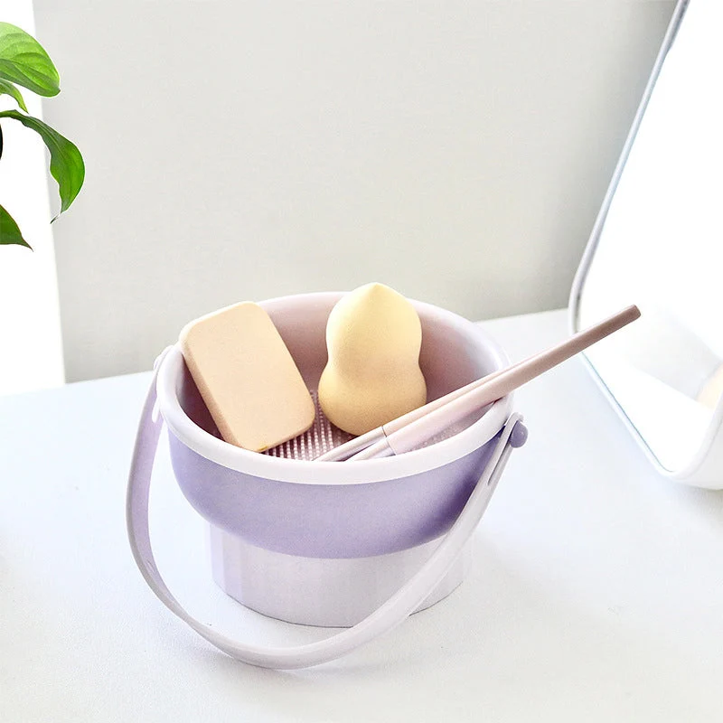 3-i-1 Make-up Pensel Rengøringsstation | Rengøring, Tørring & Opbevaring