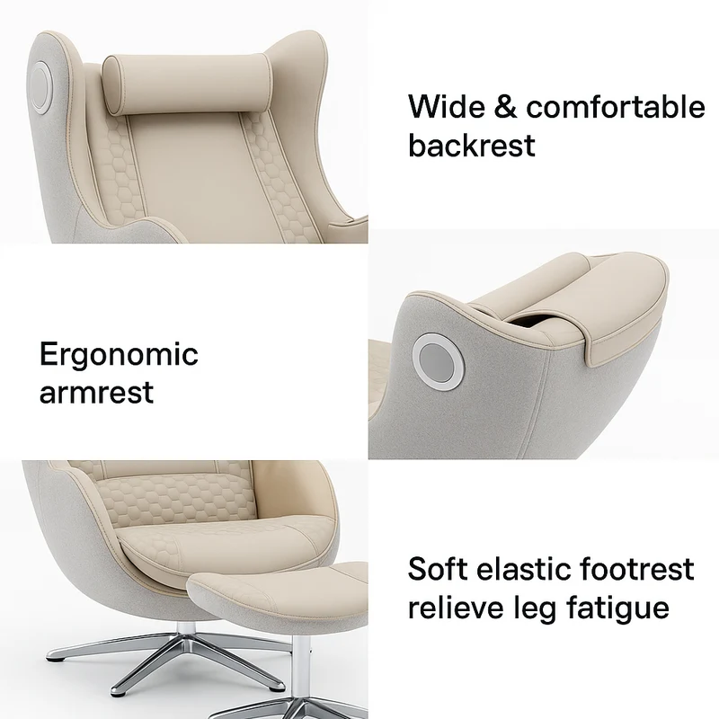 Massagestol 3D, SL-teknologi och Elegant komfort – Modell BN-699