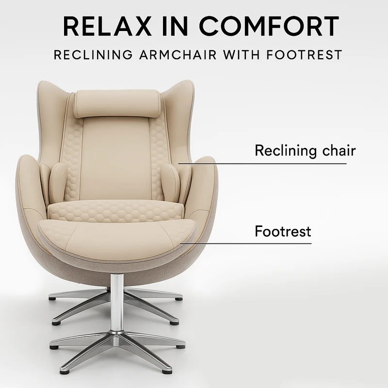 Massagestol 3D, SL-teknologi och Elegant komfort – Modell BN-699