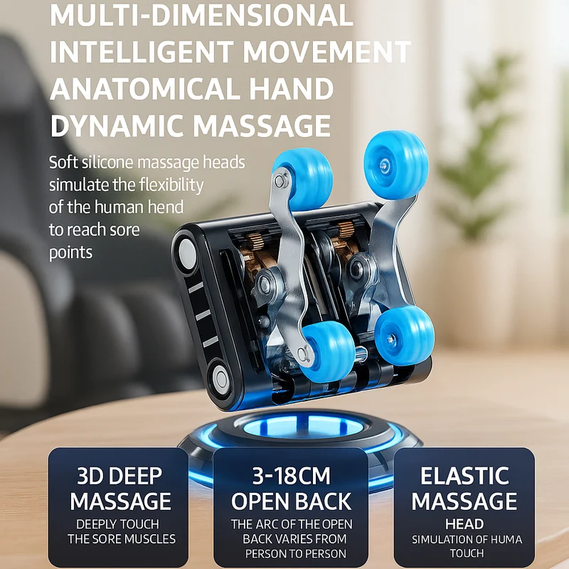 Massagestol 3D med SL-teknologi, lufttrycksmassage, Zero Gravity & Intelligent Styrning – Modell 988R8