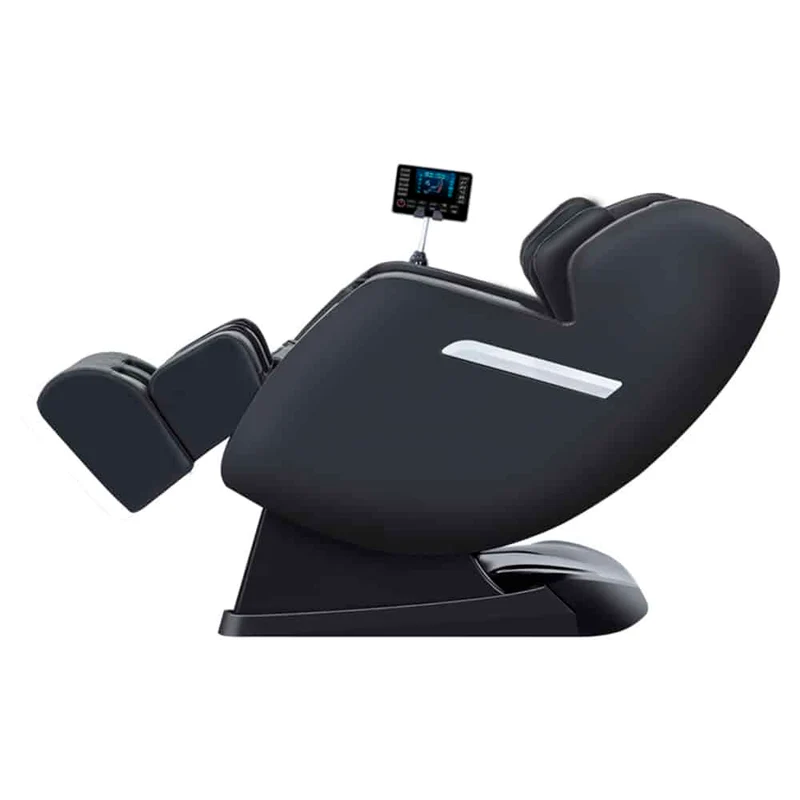Massagestol 4D med SL-teknologi, lufttrycksmassage, värmeterapi och stor pekskärm – Modell A6 Svart