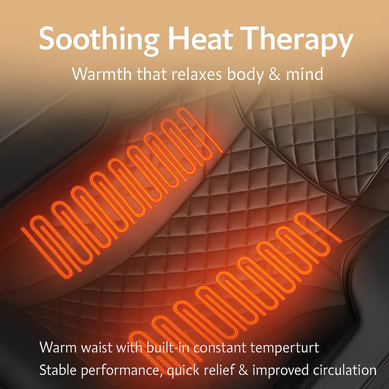 Massagestol 8D - S-teknologi, Zero Gravity och Värmebehandling - Model S9C