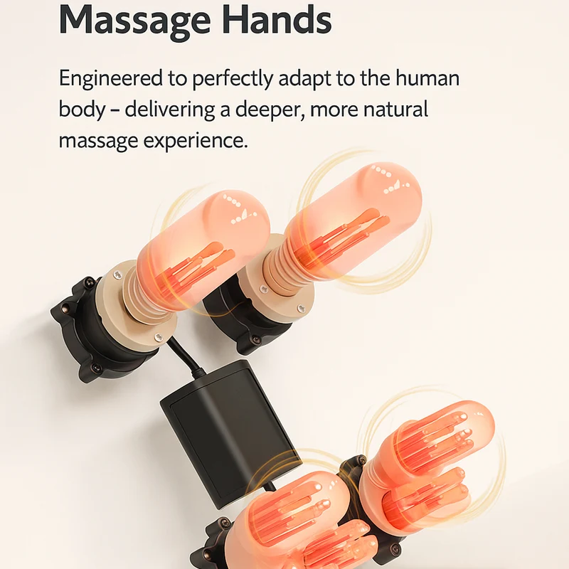 Massagestol 8D - S-teknologi, Zero Gravity och Värmebehandling - Model S9C