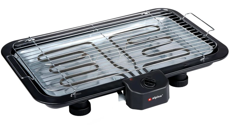 ALPINA Elektrisk Bordsgrill 2200W – Stor Elgrill
