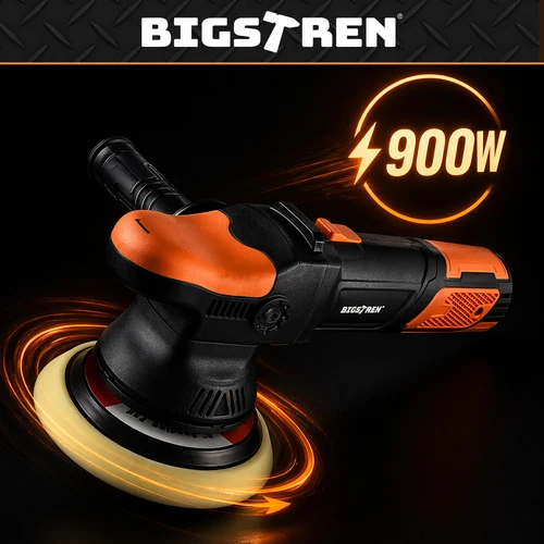 Polermaskin Dual Action 900W – 125/150 mm med hastighetsreglering