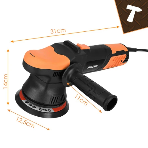 Polermaskin Dual Action 900W – 125/150 mm med hastighetsreglering