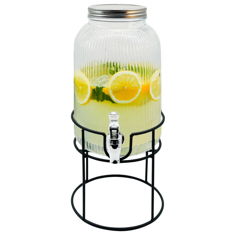 Dryckesdispenser 4L inkl. metallställ