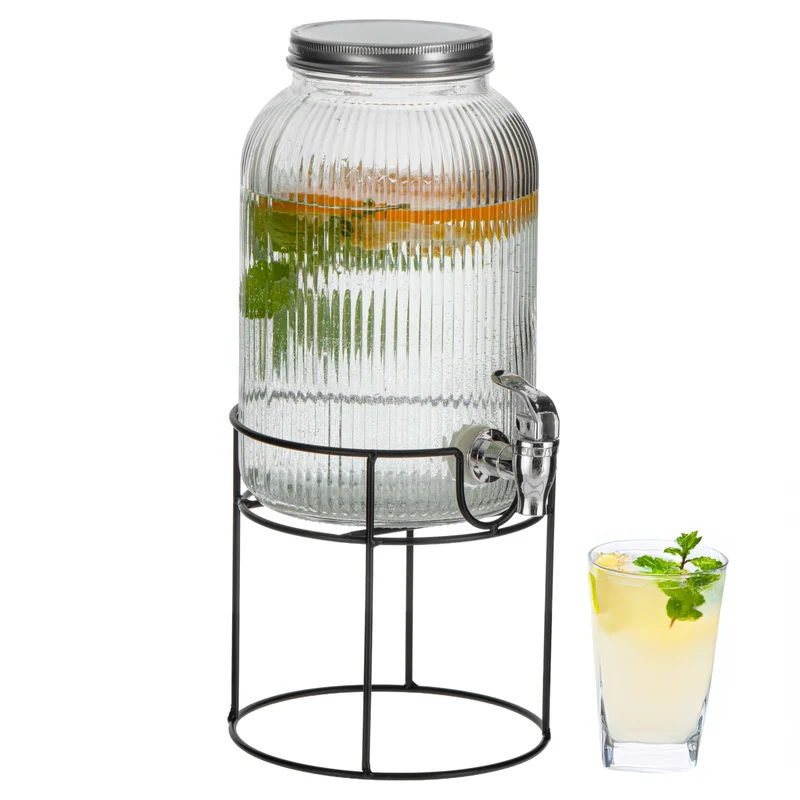 Dryckesdispenser 4L inkl. metallställ