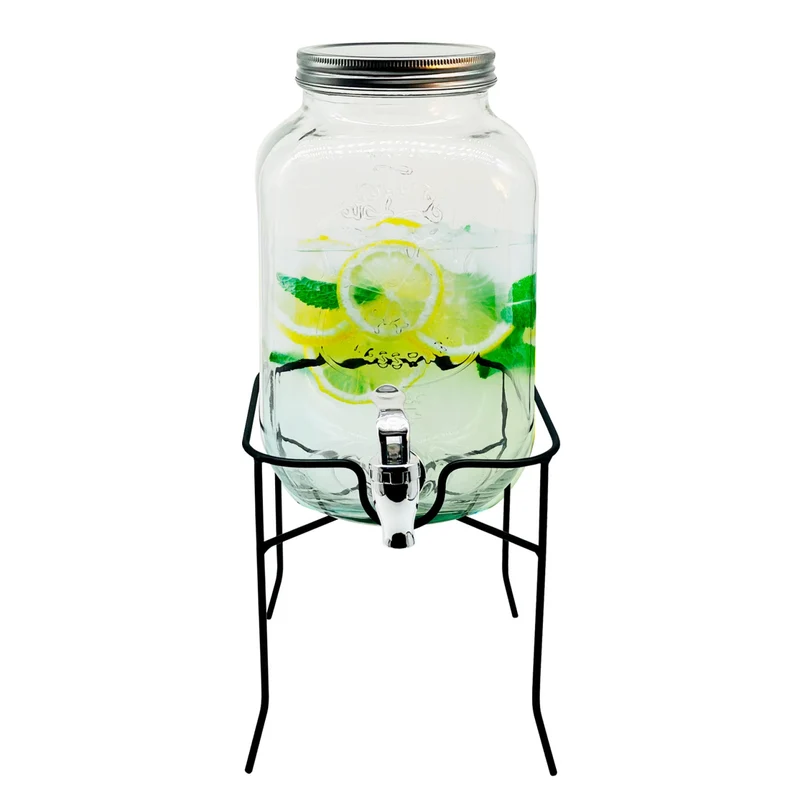 Dryckesdispenser 4L inkl. metallställ