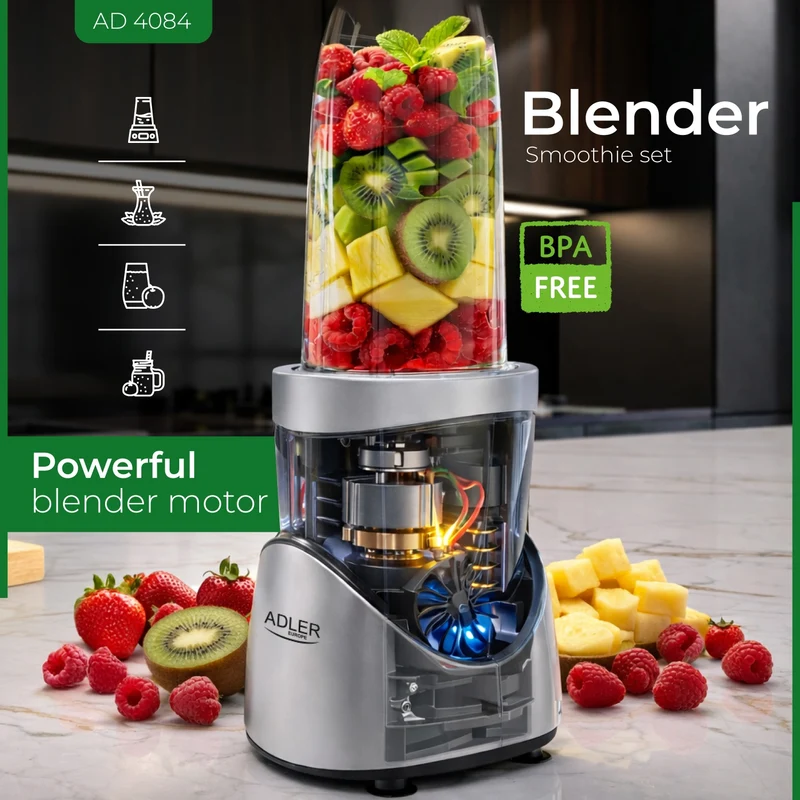 Mixer/Smoothie med flaskor