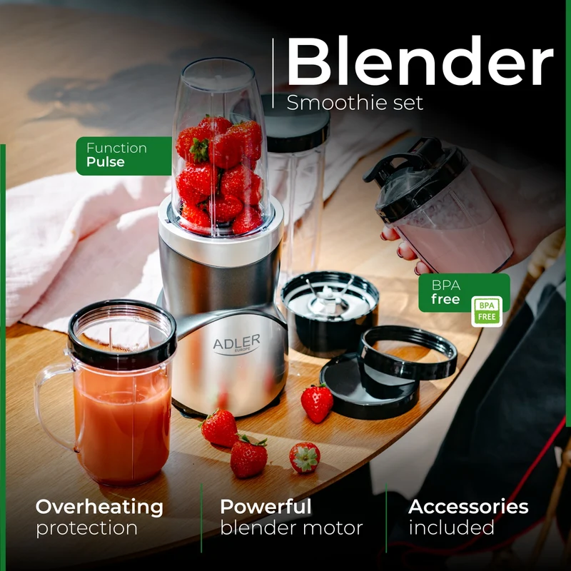 Mixer/Smoothie med flaskor