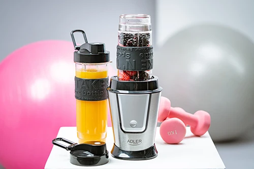 Blender med 2 sportflaskor