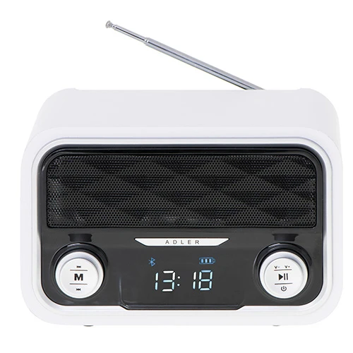 Trådlös Bluetooth-radio med FM, USB & SD – Uppladdningsbar