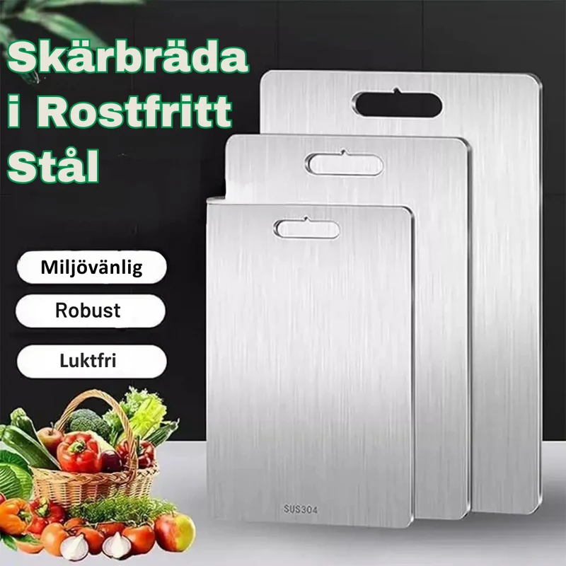 SteelPrep - Skärbräda i Rostfritt Stål
