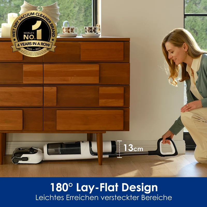 Fugtvacuum og tørresuger | Tineco FLOOR ONE Stretch S6 med smart rengøring