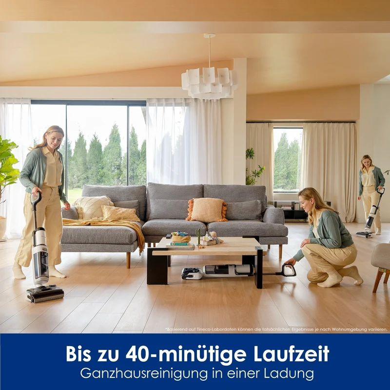 Fugtvacuum og tørresuger | Tineco FLOOR ONE Stretch S6 med smart rengøring