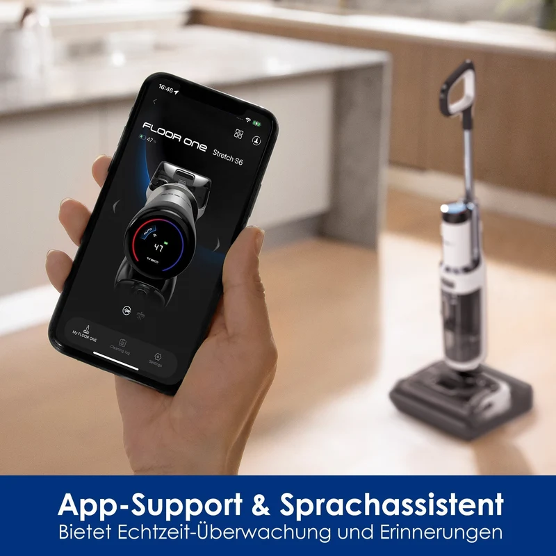 Fugtvacuum og tørresuger | Tineco FLOOR ONE Stretch S6 med smart rengøring