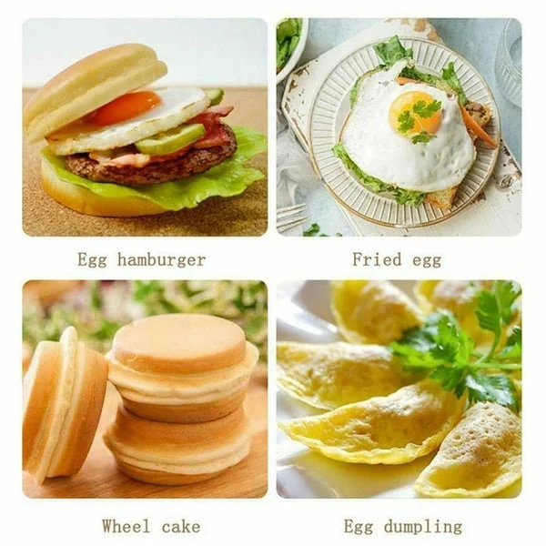 4-huls Non-stick Omeletpande i Aluminium til Gas og Induktion