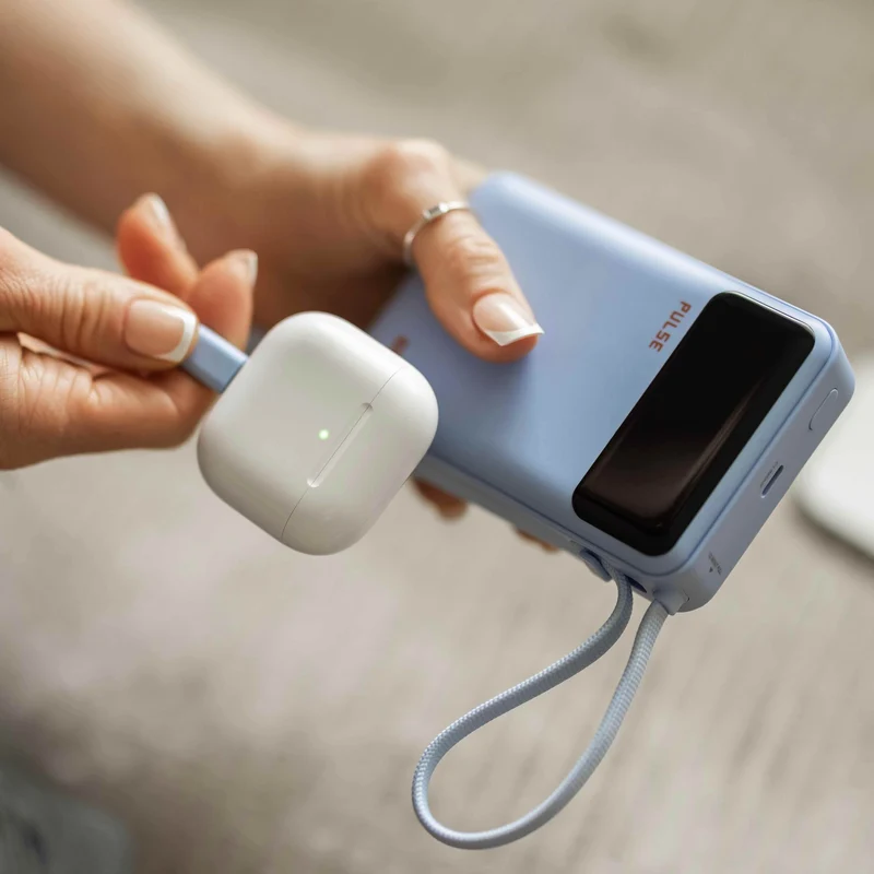 Kompakt 65 W Powerbank til laptop med 20.000 mAh og USB-C-kabel
