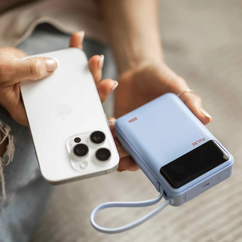 Kompakt 65 W Powerbank til laptop med 20.000 mAh og USB-C-kabel