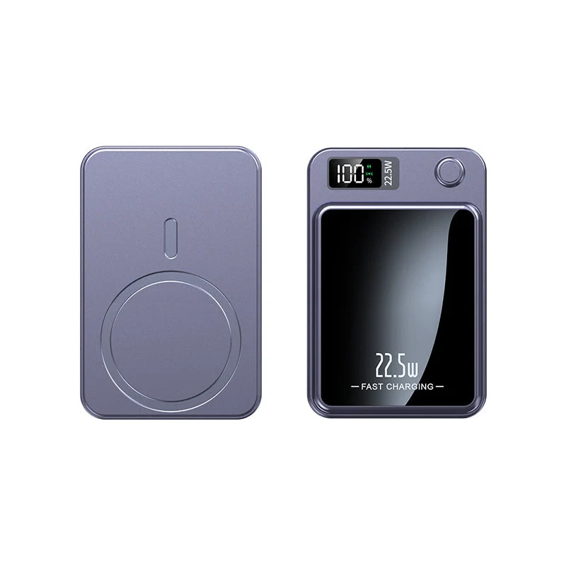 20000 mAh Powerbank med 22,5 W hurtigopladning og 15 W trådløs Qi-opladning