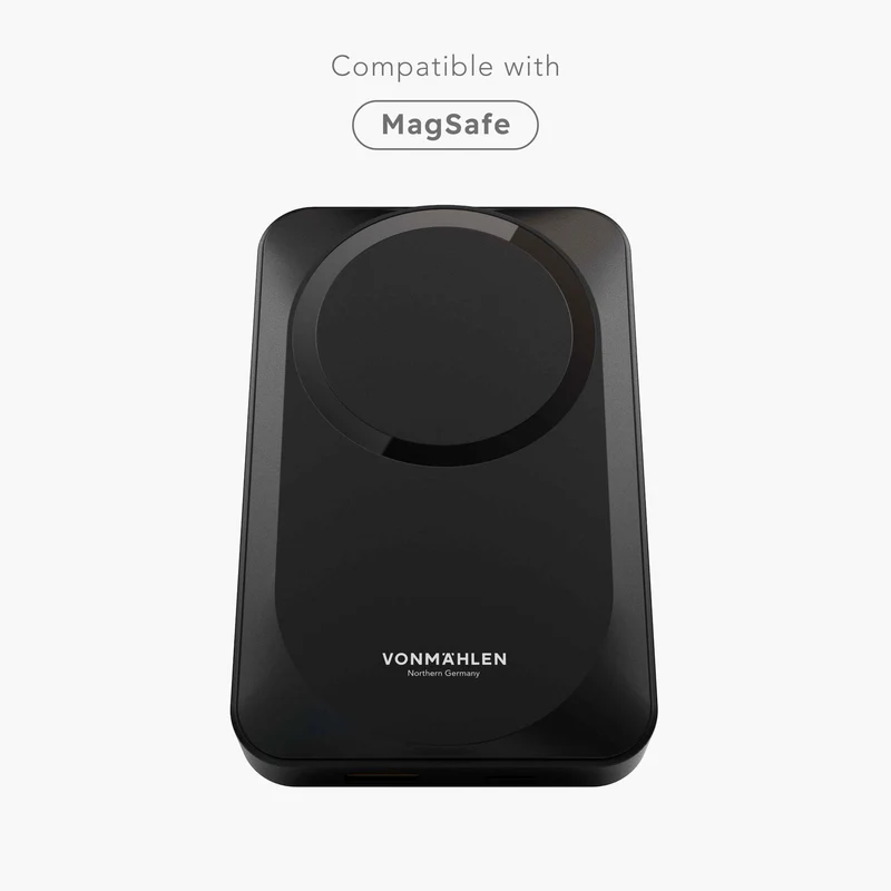 Magnetisk Powerbank 10000 mAh med USB-C og ladekabel