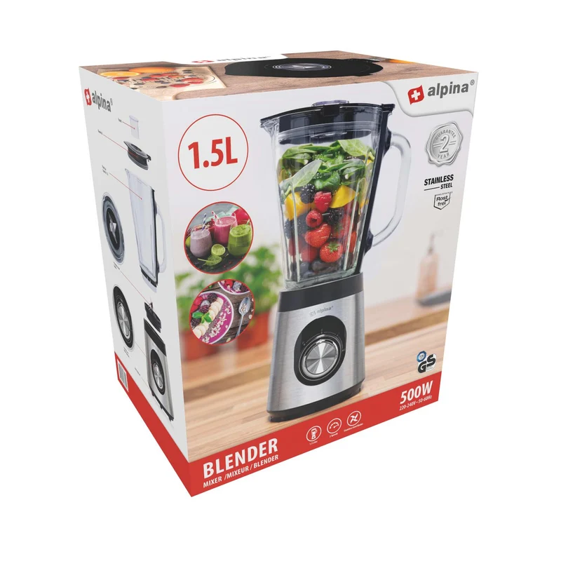 Alpina Blender 1.5L - Robust och användarvänlig
