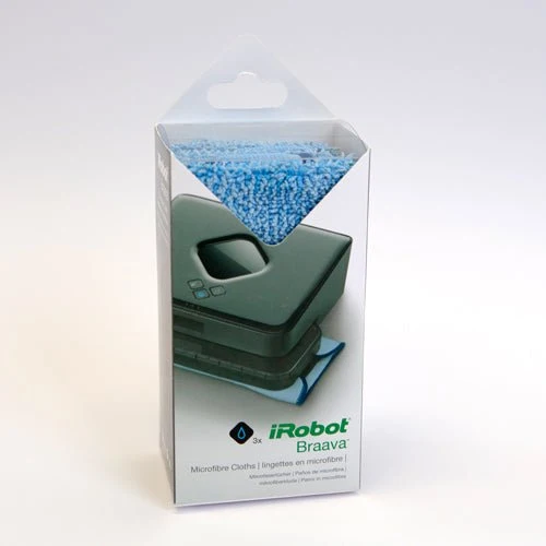 iRobot Braava 380t 3 Pack Microfiber Cleaning Cloths - Blue