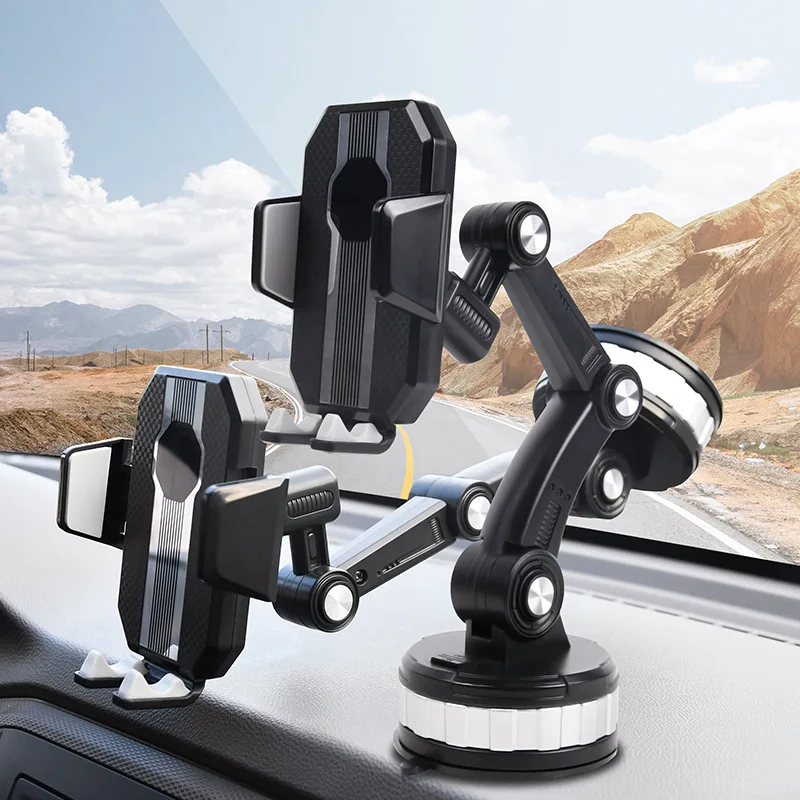 Justerbar mobil holder med sugekop til bil