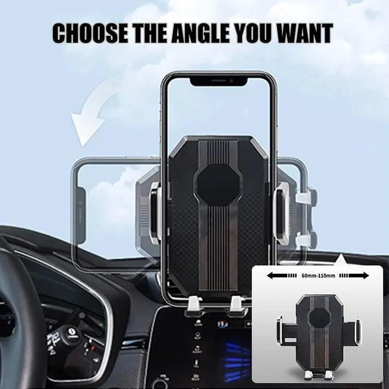 Justerbar mobil holder med sugekop til bil