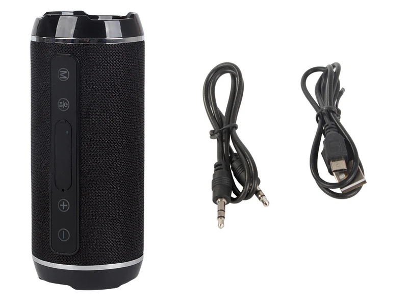 Trådlös Bluetooth Boombox-högtalare med USB, AUX & microSD – Svart