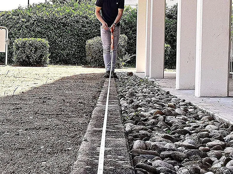 XXL 50 meter måttband med handtag – snabbrulle och fästhål