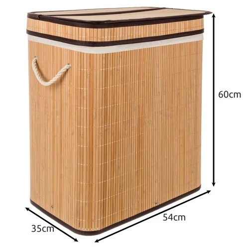Bambu tvättkorg – Elegant korg för sortering av tvätt