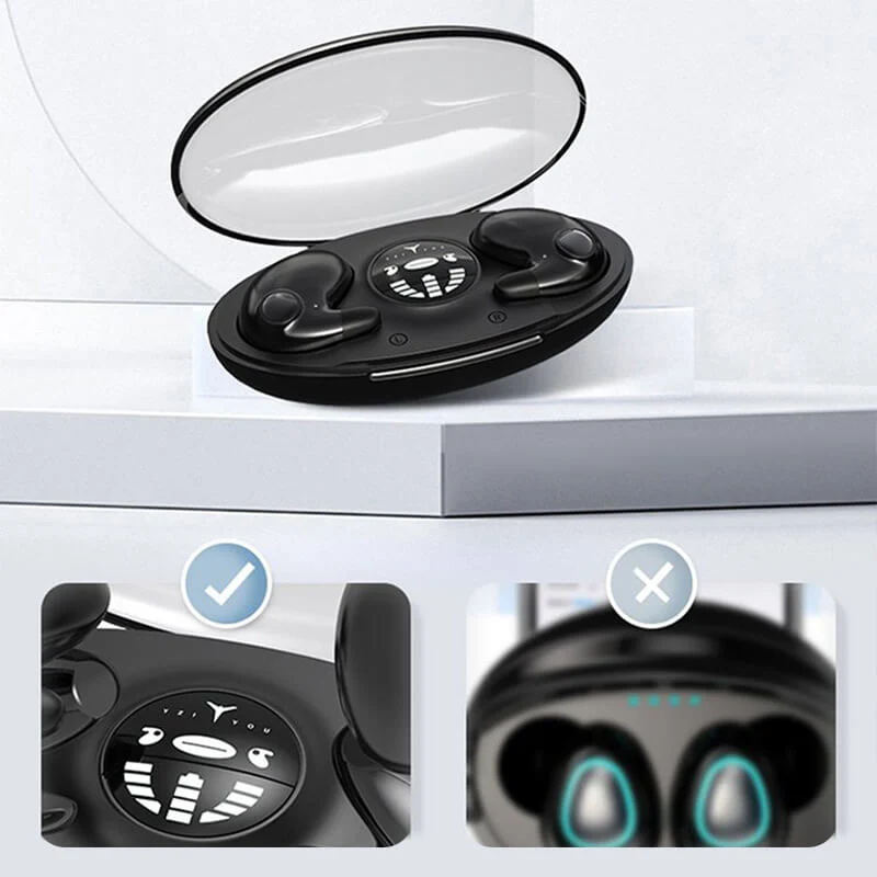 Trådløse Bluetooth høretelefoner med støjdæmpning, genopladelige