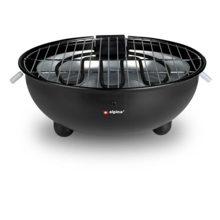 Alpina - Smart och Praktisk Elgrill - Perfekt för inomhus och utomhusbruk