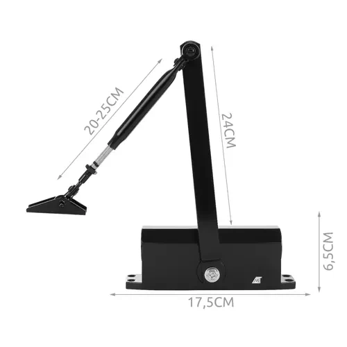Dörrstängare med arm
