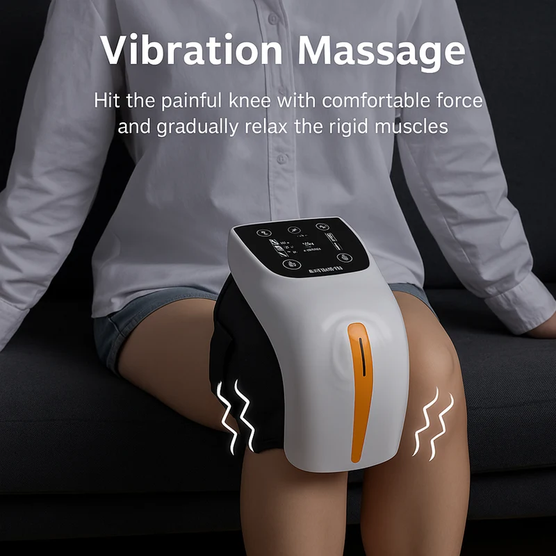 Knämassage + infraröd avlastning -Digital skärm-