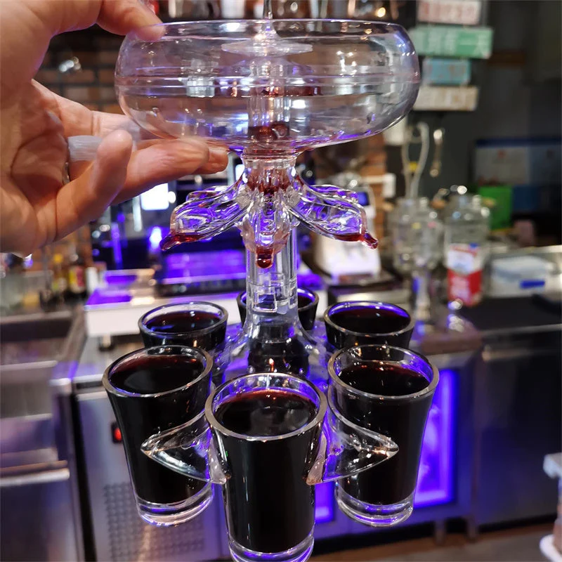 ShotDispenser™ - 6 Shot Glas Dryck Part Dispenser