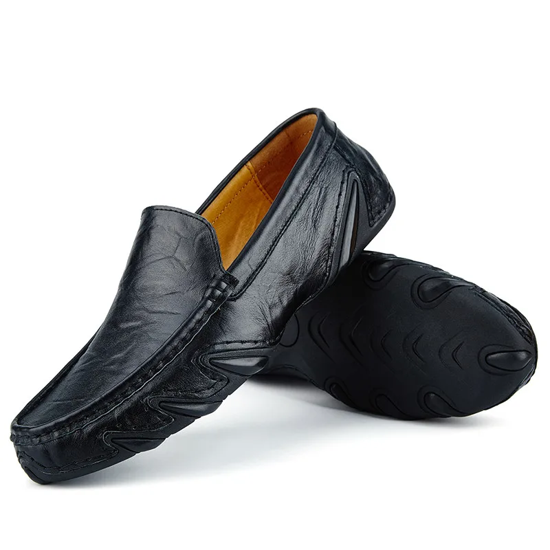 Herre Slippers i Læder af Høj Kvalitet