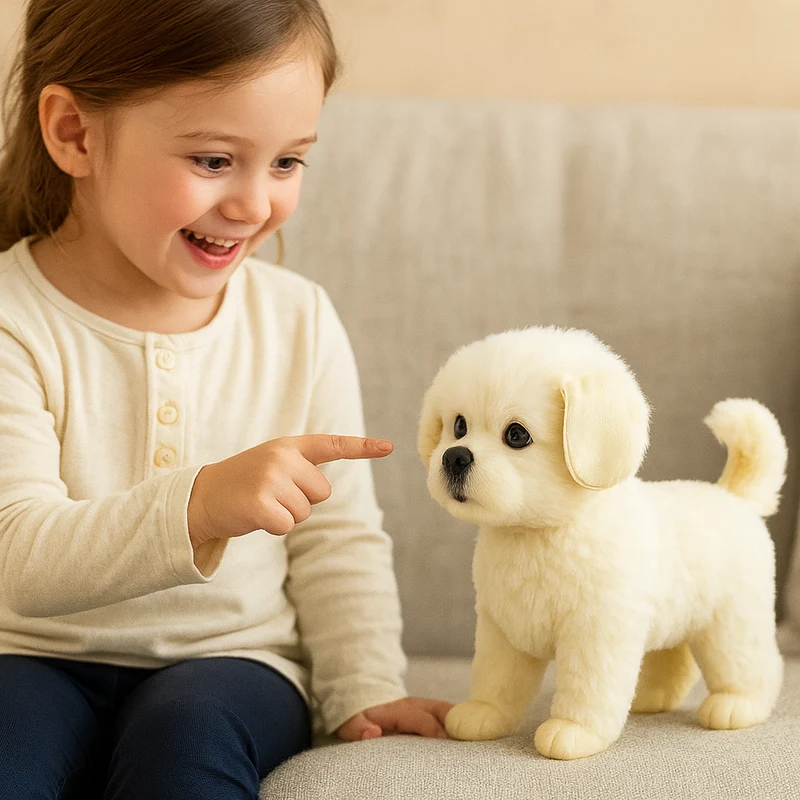 Plüschhund Spielzeug für Kinder – Interaktives Welpenbegleiter