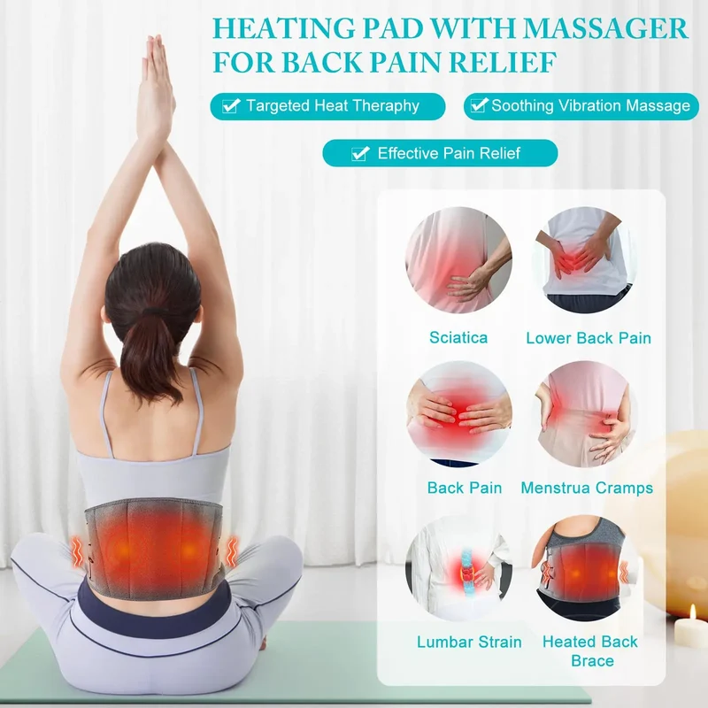 Varmepude og Massageapparat til Lænden