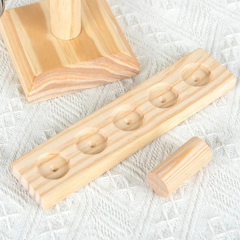 Wurfspiel mit Holzringen