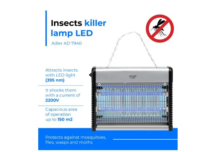 LED-insektsdödare – Effektivt och miljövänligt skydd mot myggor och flugor