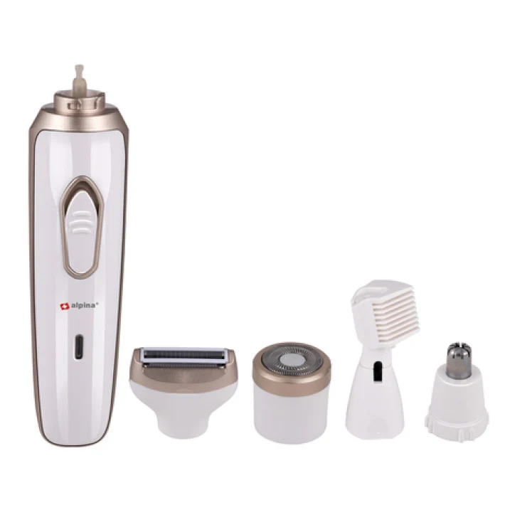 Ladyshaver 4-i-1 med laddningsbar design och USB-laddning