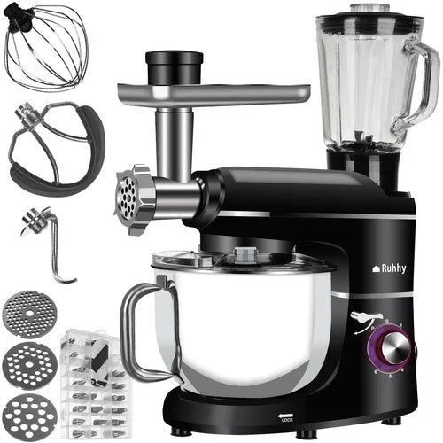 Köksmaskin 3-i-1 med Blender och Köttkvarn – 2200W
