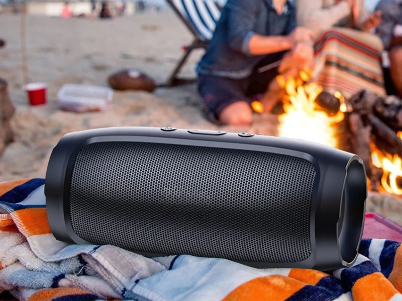 Trådlös Bluetooth-högtalare med USB & microSD – Svart