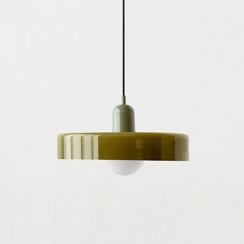 Farvet Glas Pendellampe fra Bauhaus